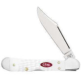 Case XX SparXX Series 60185 Pocket Knife, 2.72 in L Blade, Tru-Sharp Stainless Steel Blade, Jigged Handle, White Handle